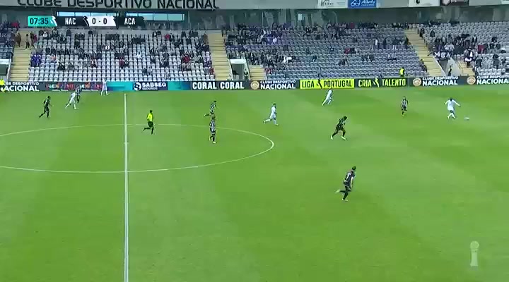 POR D2 Nacional da Madeira Vs Academica Coimbra Marco André Silva Lopes Matias Goal in 7 min, Score 1:0