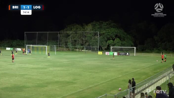 1068 Brisbane Roar (Youth) Vs Logan Lightning 74 skor gol , skor 2:1