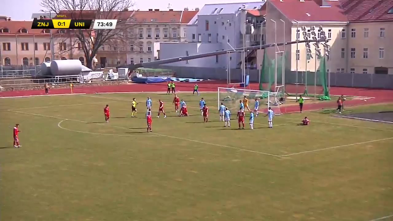 CZE CFL SC Znojmo Vs Unicov 75 phút Vào, ghi bàn 0:2