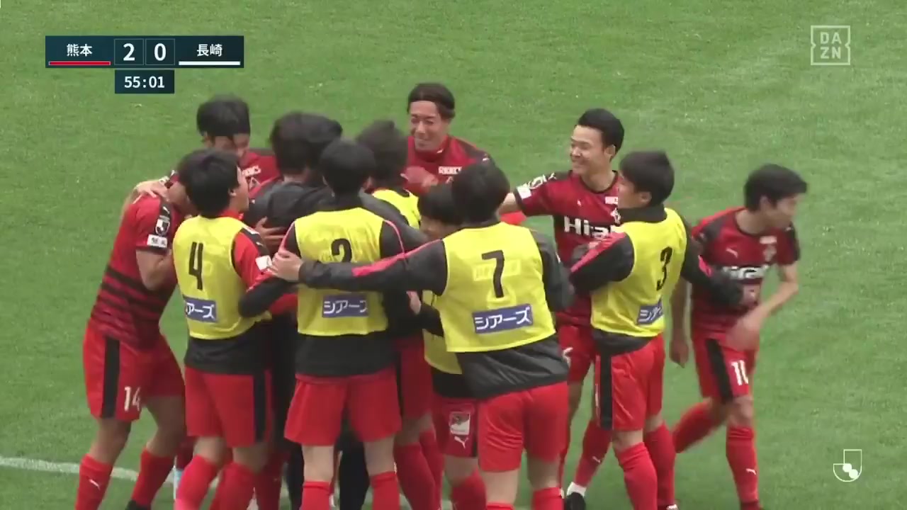 JPN D2 Roasso Kumamoto Vs V-Varen Nagasaki 55 ทำประตู Koki Sakamoto ประตู, ทำคะแนน 2:0