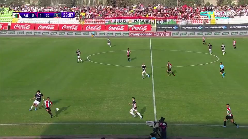 CHI D1 Palestino Vs Colo Colo  Goal in 30 min, Score 0:2