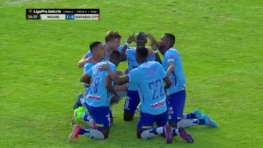 596 Macara Vs Guayaquil City 26 skor gol , skor 1:0