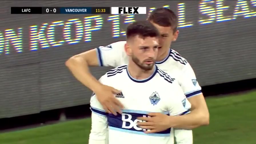 MLS Los Angeles FC Vs Vancouver Whitecaps Tristan Blackmon Goal in 11 min, Score 0:1