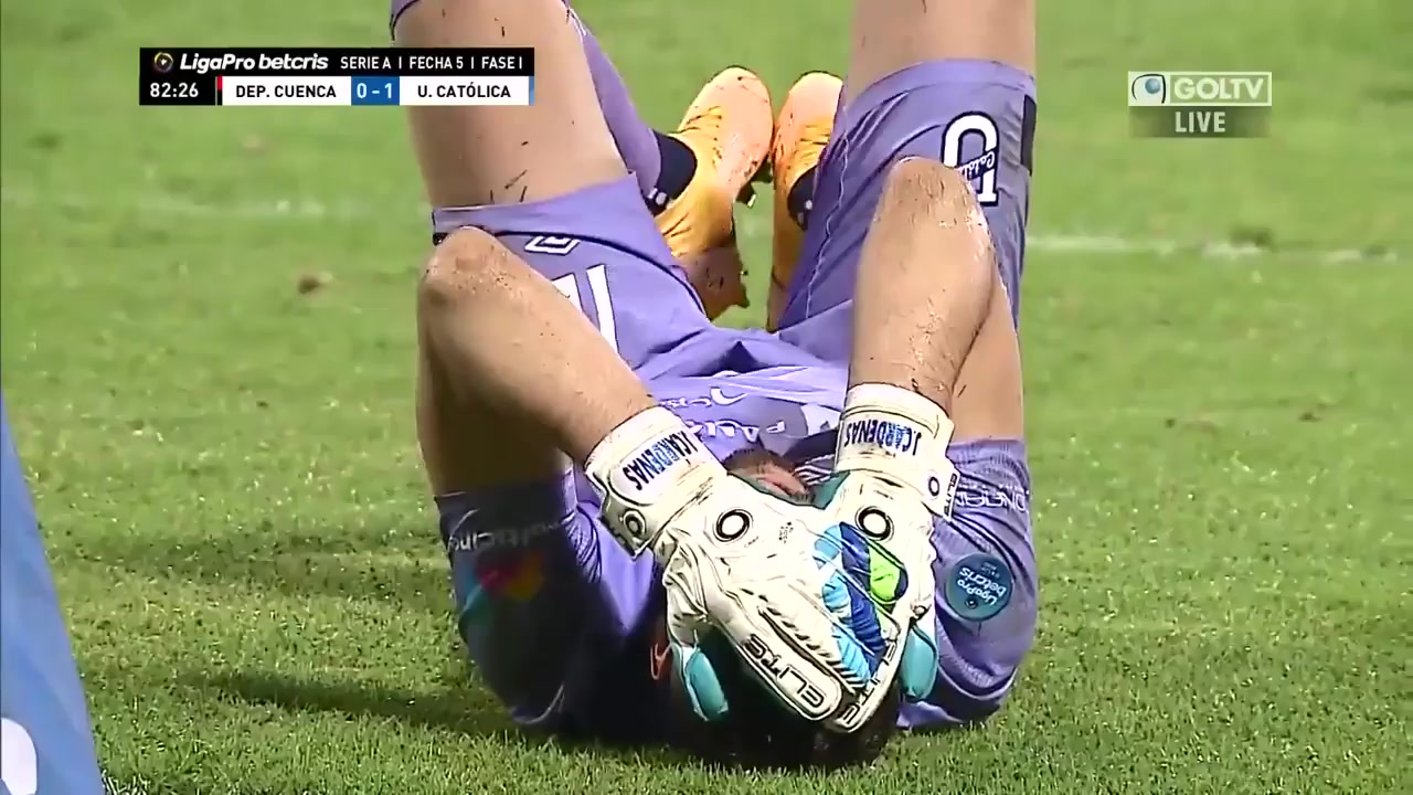 ECU D1 Deportivo Cuenca Vs Universidad Catolica Rodrigo Rivas Gonzalez Goal in 89 min, Score 0:2