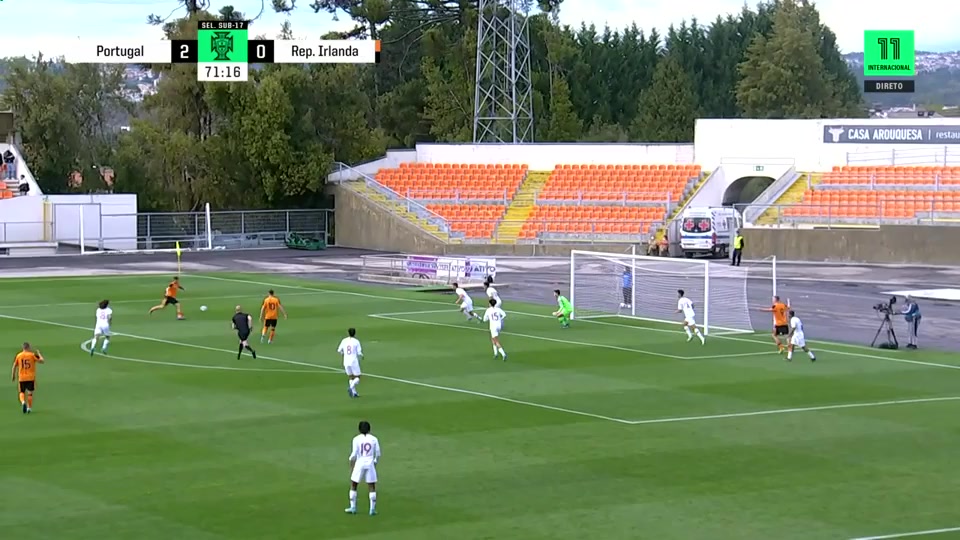 UEFA U17 Portugal U17 Vs Ireland U17  Goal in 73 min, Score 2:1