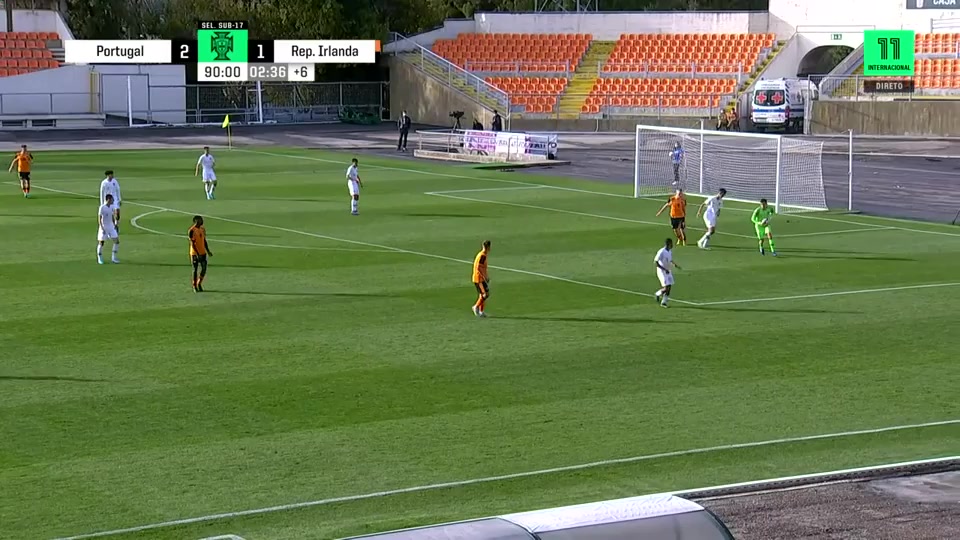 UEFA U17 Portugal U17 Vs Ireland U17  Goal in 94 min, Score 3:1