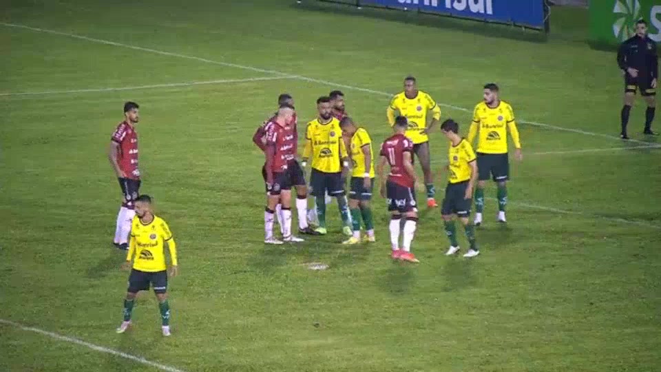 BRA CGD1 Ypiranga(RS) Vs Brasil de Pelotas  Goal in 31 min, Score 2:1