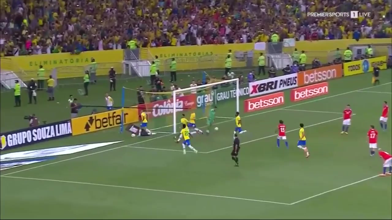 WCPSA Brazil Vs Chile  Goal in 73 min, Score 3:0