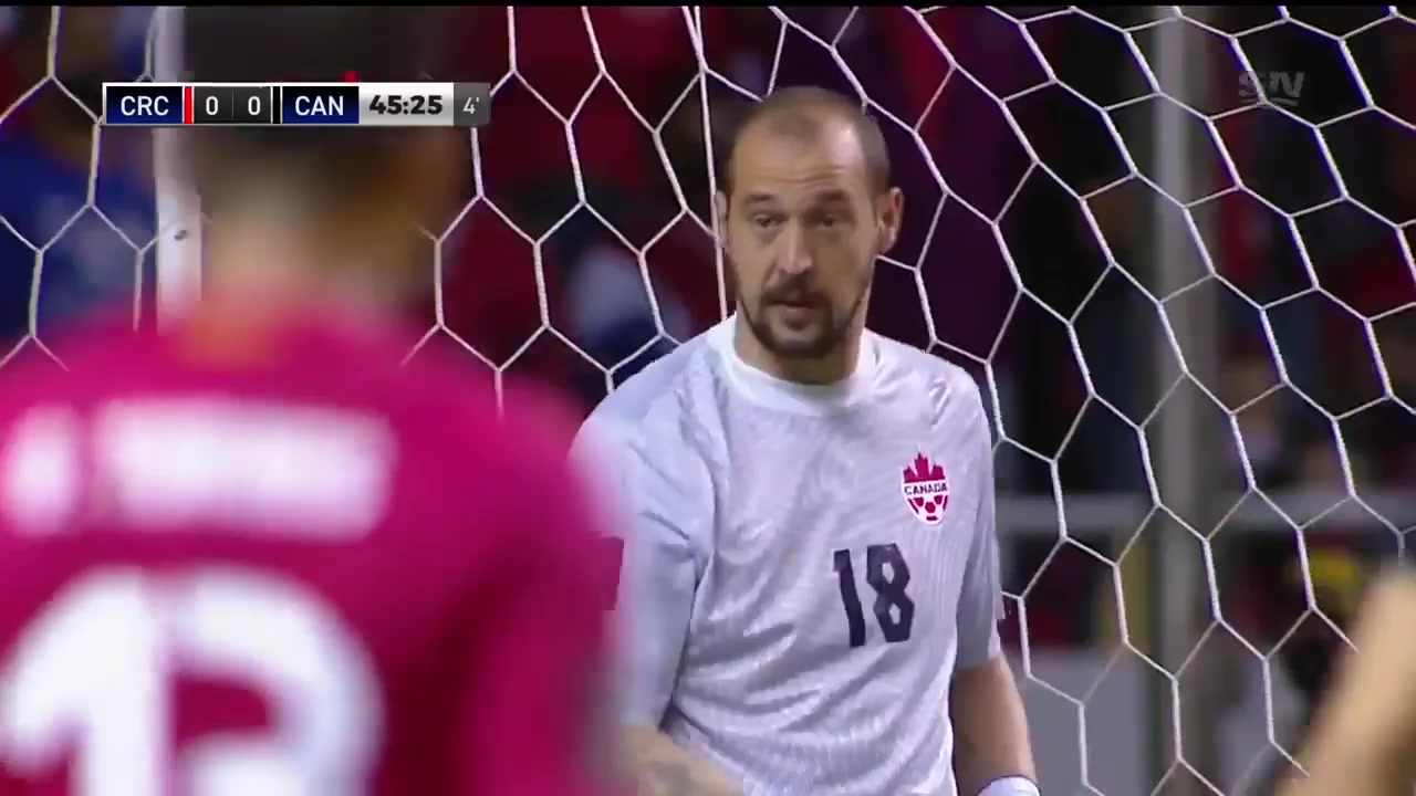 WCPCA Costa Rica Vs Canada Celso Borges Goal in 45 min, Score 1:0