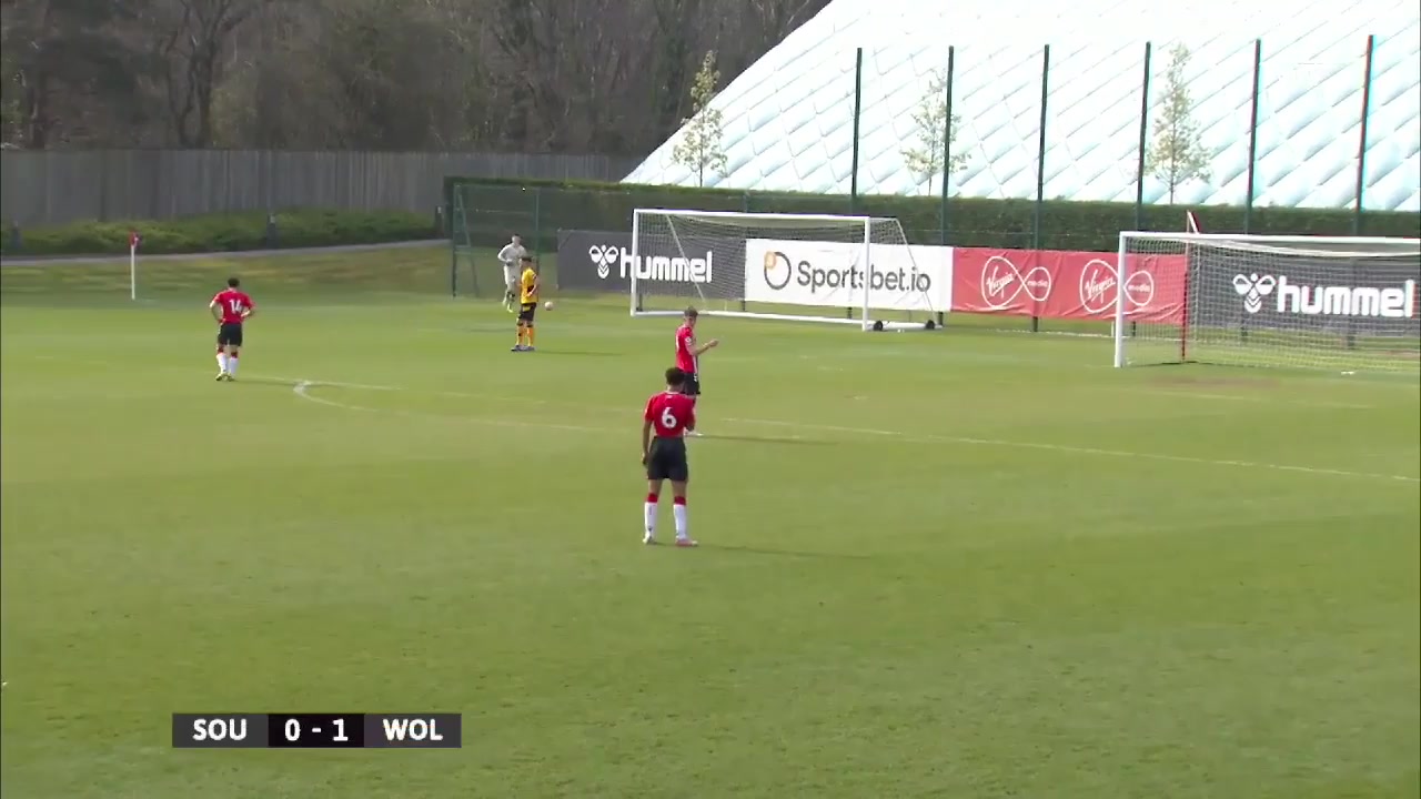 ENG PU23 Southampton U23 Vs Wolves U23 61 phút Vào, ghi bàn 1:1