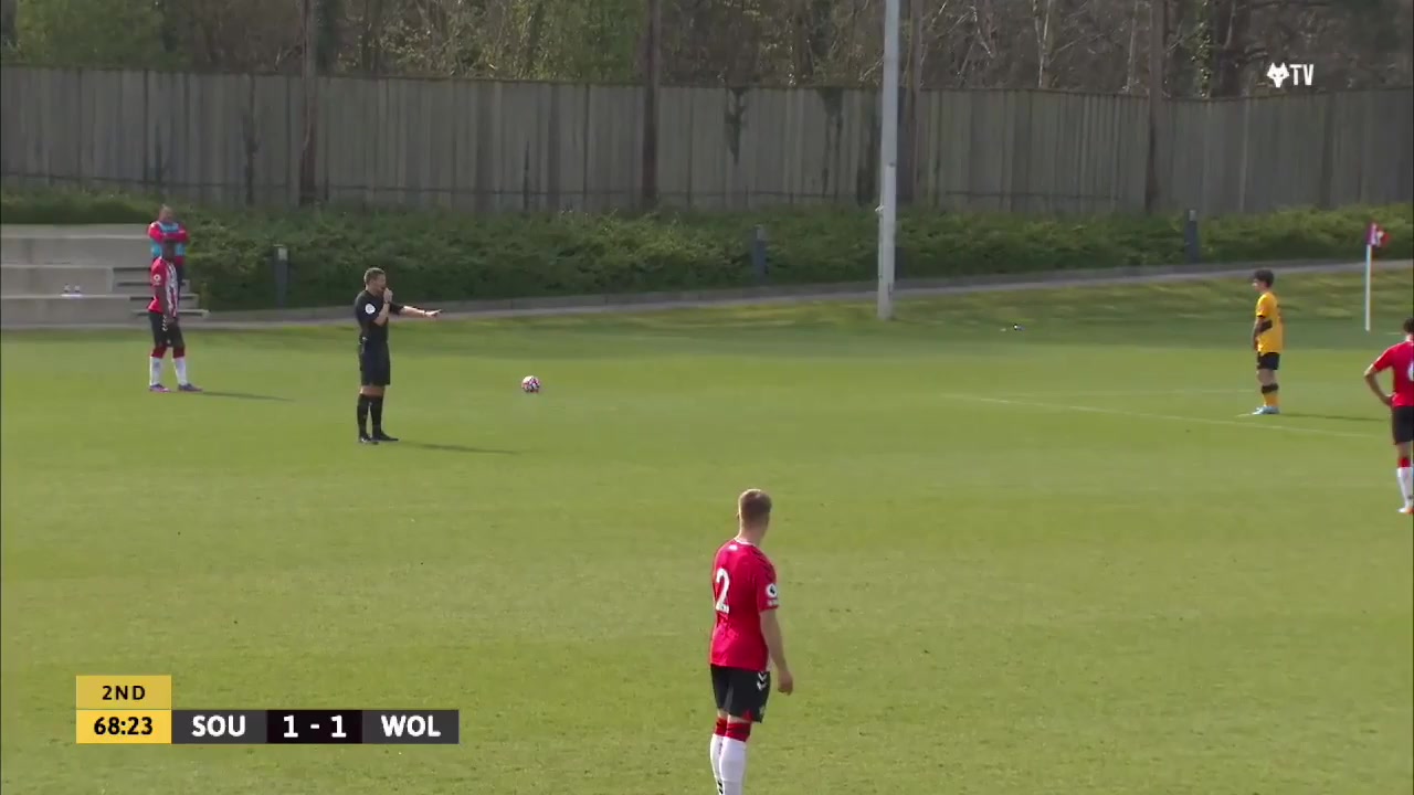 ENG PU23 Southampton U23 Vs Wolves U23 69 phút Vào, ghi bàn 2:1