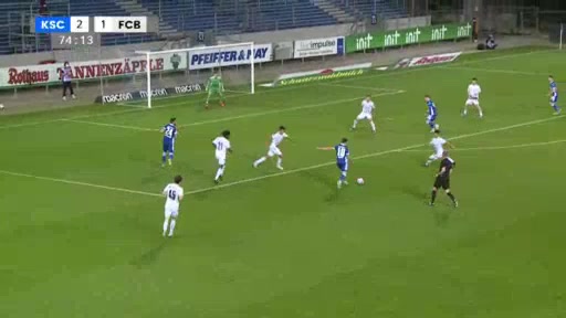 INT CF Karlsruher SC Vs Basel 74 phút Vào, ghi bàn 3:1