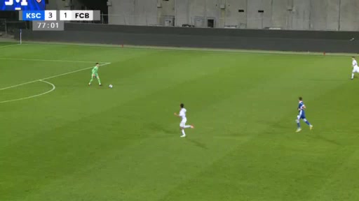 INT CF Karlsruher SC Vs Basel 77 phút Vào, ghi bàn 4:1