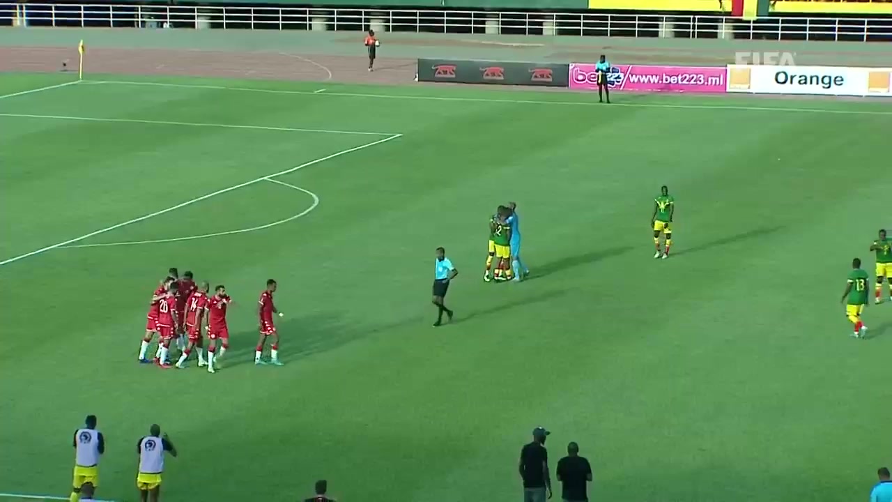 WCPAF Mali Vs Tunisia 35 phút Moussa SissakoVào, ghi bàn 1:0