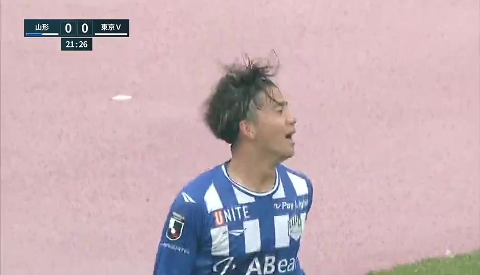 JPN D2 Montedio Yamagata Vs Tokyo Verdy 21 ทำประตู Kota Yamada ประตู, ทำคะแนน 1:0