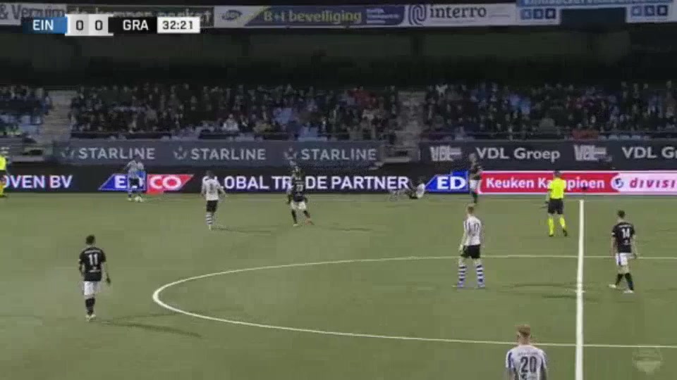 HOL D2 FC Eindhoven Vs De Graafschap 33 phút Camiel NeghliVào, ghi bàn 0:1