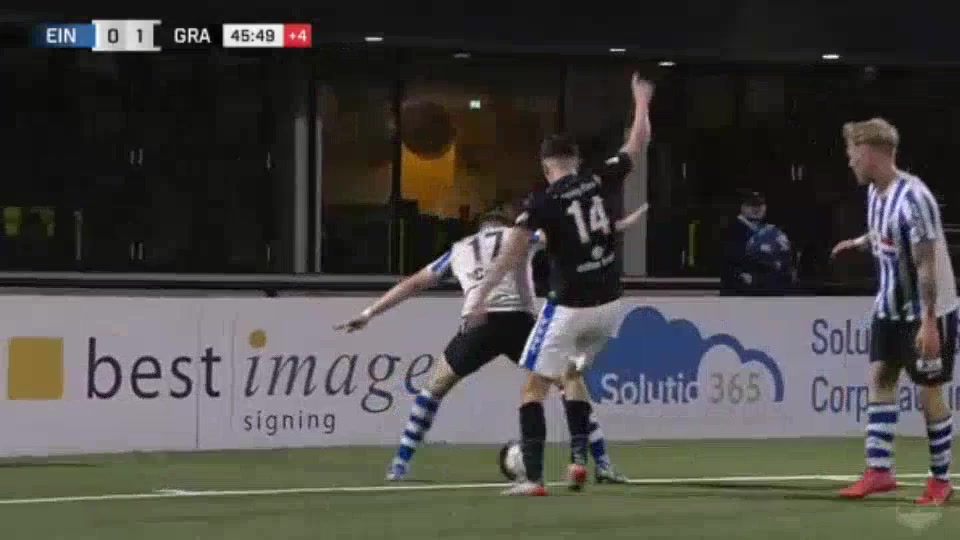 17 FC Eindhoven Vs De Graafschap 45+ skor gol Mees Kaandorp, skor 0:2