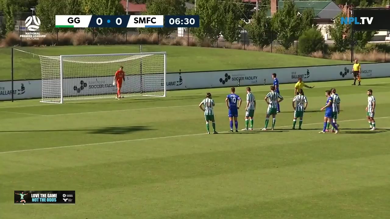 AUS VPL Green Gully Cavaliers Vs South Melbourne Janković Goal in 6 min, Score 0:1