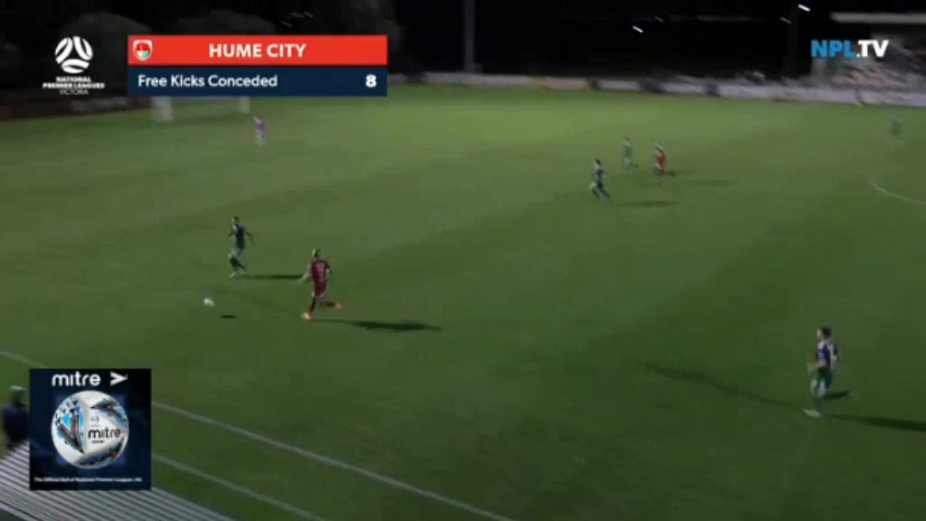 AUS VPL Hume City Vs Bentleigh greens 73 phút Vào, ghi bàn 0:3