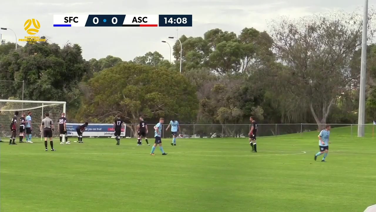 WAUS D1 Sorrento F.C. Vs Armadale SC Ahn Goal in 14 min, Score 1:0