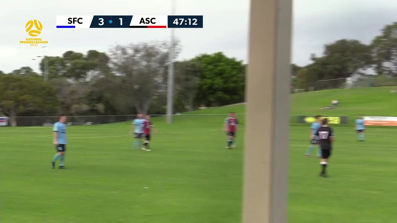 WAUS D1 Sorrento F.C. Vs Armadale SC Witschge Goal in 47 min, Score 4:1