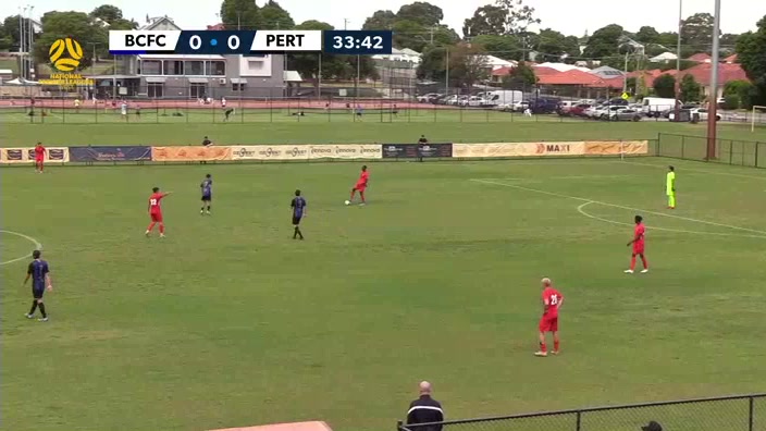 WAUS U20 Bayswater U20 Vs Perth RedStar FC U20  Goal in 33 min, Score 1:0