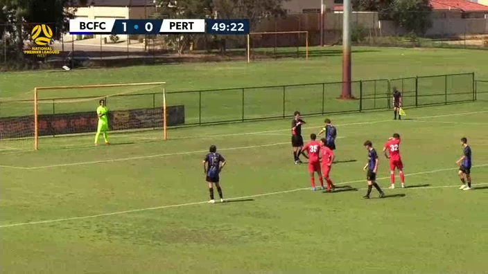 WAUS U20 Bayswater U20 Vs Perth RedStar FC U20  Goal in 51 min, Score 2:0