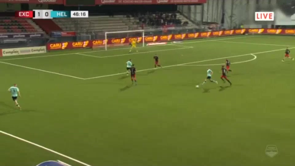 17 Excelsior SBV Vs Helmond Sport 48 skor gol Thijs Dallinga, skor 2:0