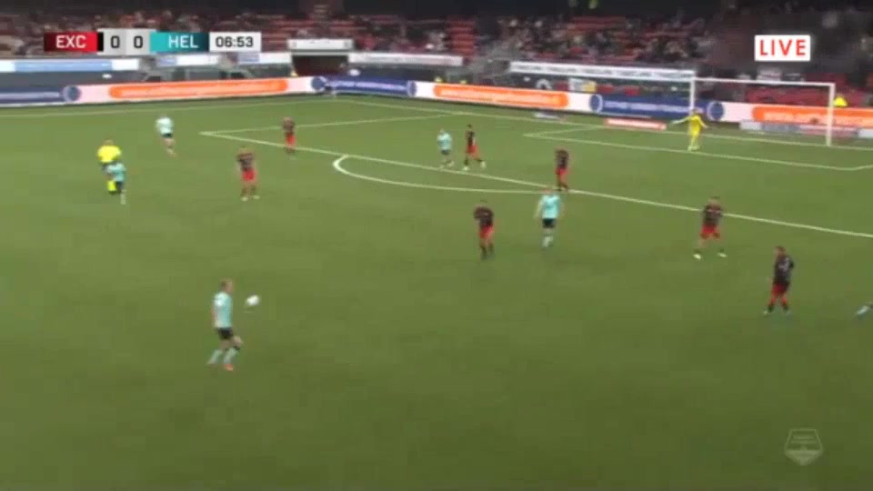 17 Excelsior SBV Vs Helmond Sport 8 skor gol Mats Wieffer, skor 1:0