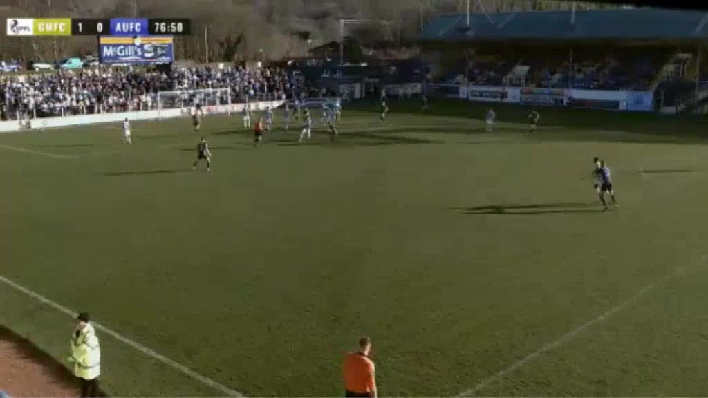 SCO CH Greenock Morton Vs Ayr United Tomi Adeloye Goal in 77 min, Score 1:1
