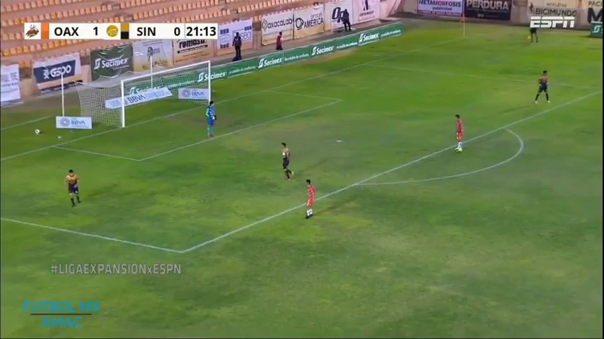 MEX D2 Alebrijes de Oaxaca Vs CSyD Dorados de Sinaloa Armando Gonzalez Sandoval Goal in 21 min, Score 2:0