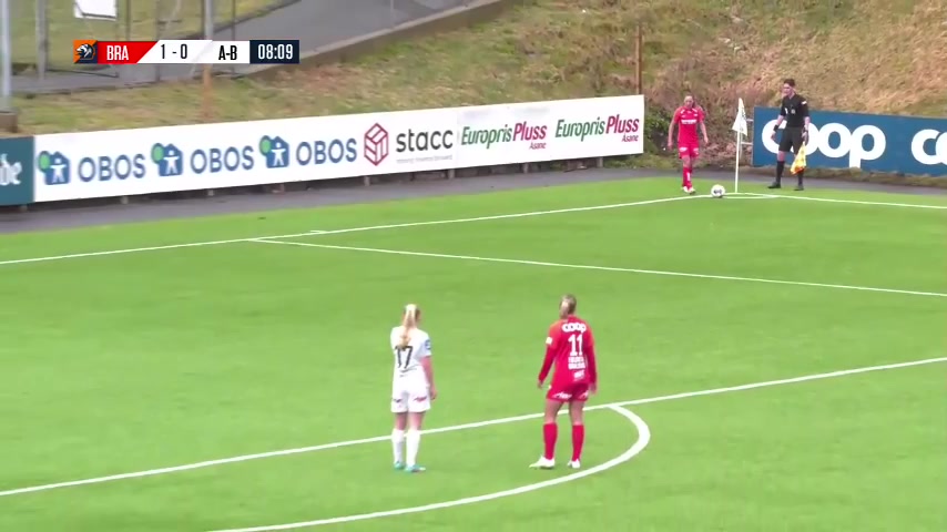 NORW SK Brann (W) Vs Arna Bjornar (w) 9 ทำประตู  ประตู, ทำคะแนน 2:0