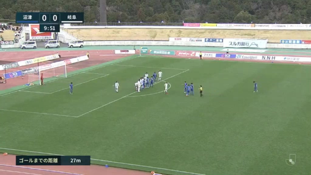 JPN D3 Azul Claro Numazu Vs FC Gifu  Goal in 11 min, Score 1:0