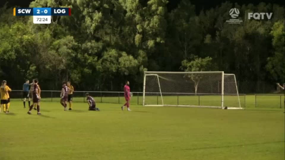 1068 Sunshine Coast Wanderers FC Vs Logan Lightning 74 skor gol , skor 3:0