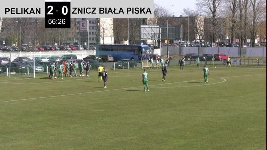 IV liga Pelikan Lowicz Vs MLKS Znicz Biala Piska  Goal in 57 min, Score 3:0