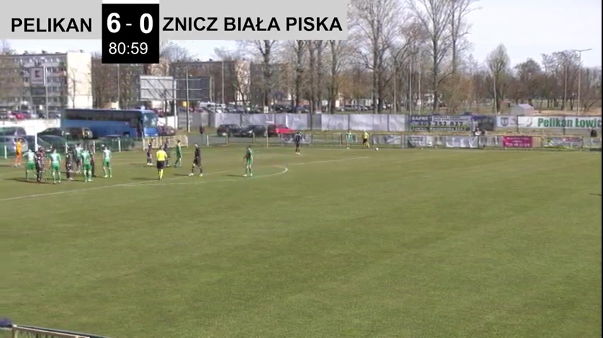 IV liga Pelikan Lowicz Vs MLKS Znicz Biala Piska  Goal in 81 min, Score 7:0