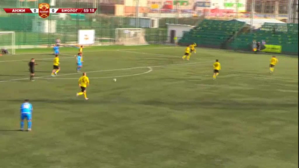 RUS D2 Anzhi Makhachkala Vs FK Biolog 70 ทำประตู  ประตู, ทำคะแนน 1:0