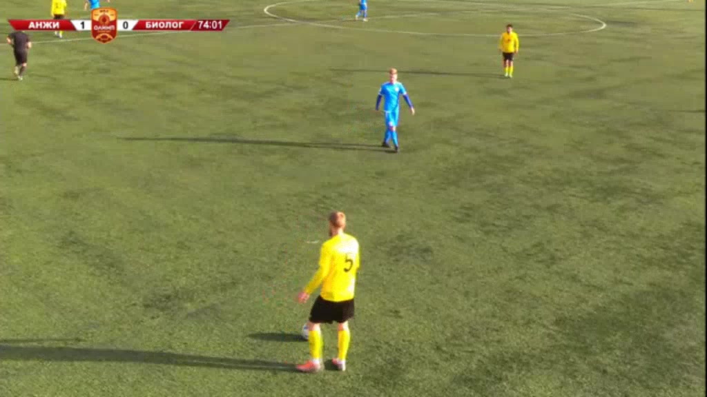 RUS D2 Anzhi Makhachkala Vs FK Biolog 75 ทำประตู  ประตู, ทำคะแนน 1:1