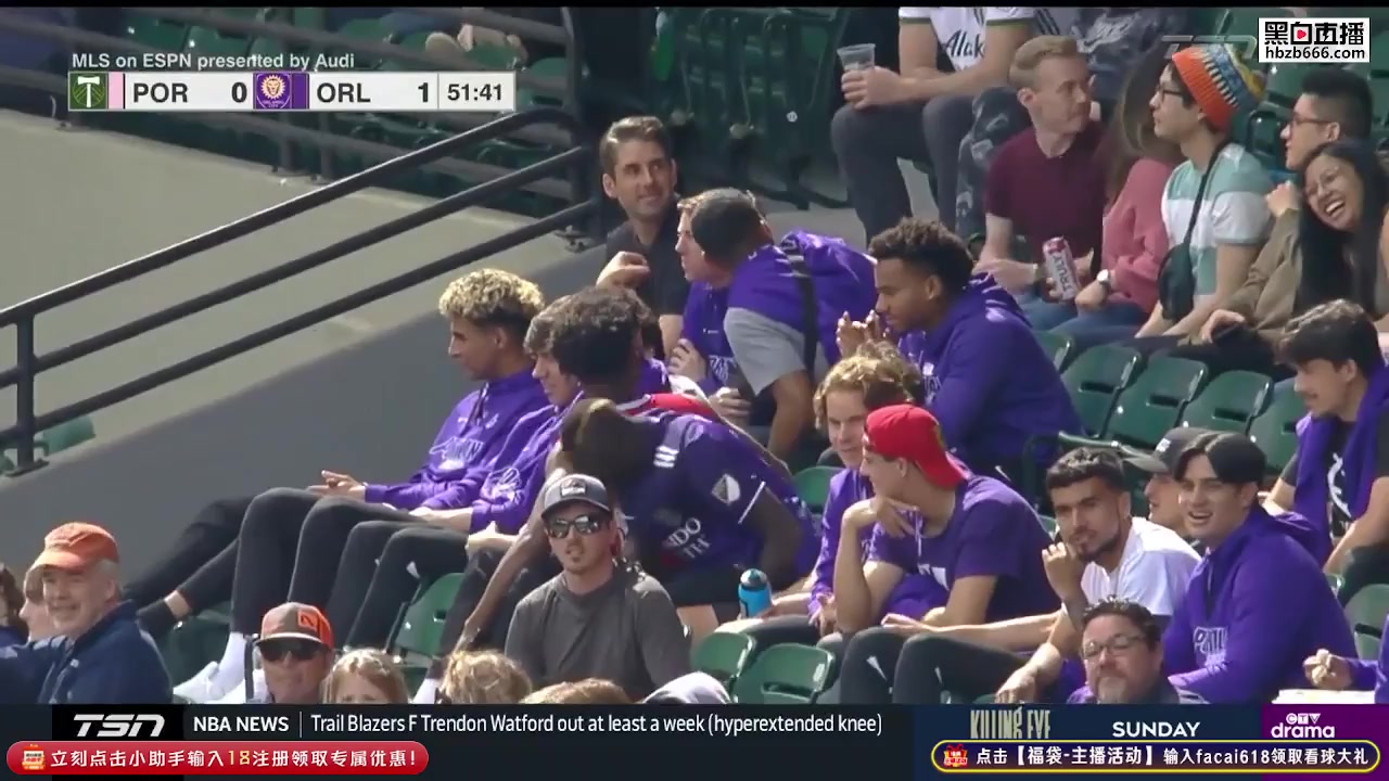 MLS Portland Timbers Vs Orlando City 52 ทำประตู  ประตู, ทำคะแนน 0:1