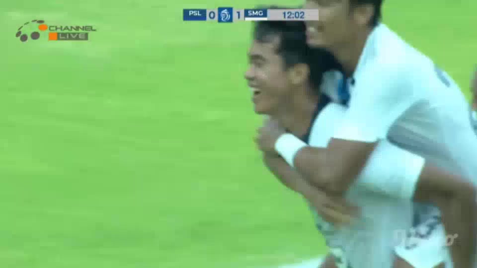 IDN ISL Persela Lamongan Vs PSIS Semarang Mohammad Fahreza Goal in 11 min, Score 0:1