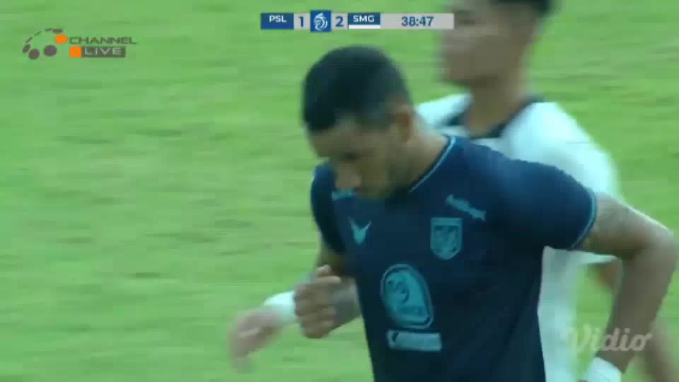 IDN ISL Persela Lamongan Vs PSIS Semarang Jose Wilkson Teixeira Rocha Goal in 38 min, Score 1:2