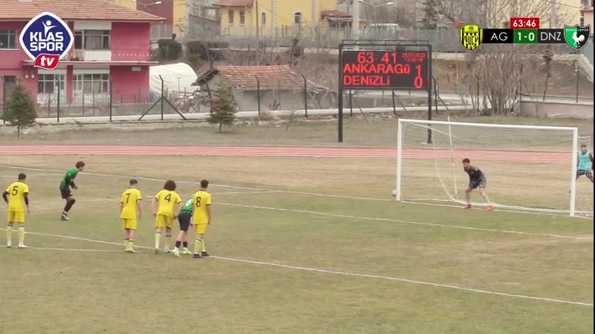 TUR U19 Ankaragucu U19 Vs Denizlispor U19  Goal in 64 min, Score 1:1