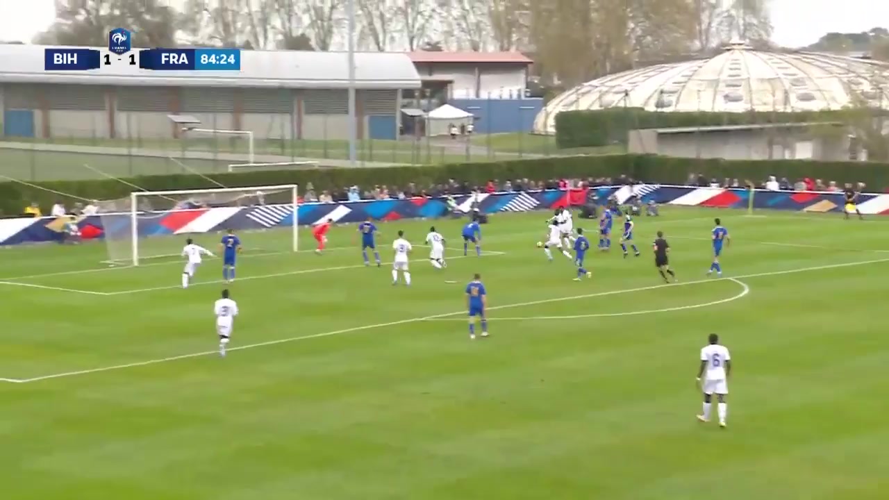 UEFA U19 Bosnia U19 Vs France U19  Goal in 84 min, Score 1:2