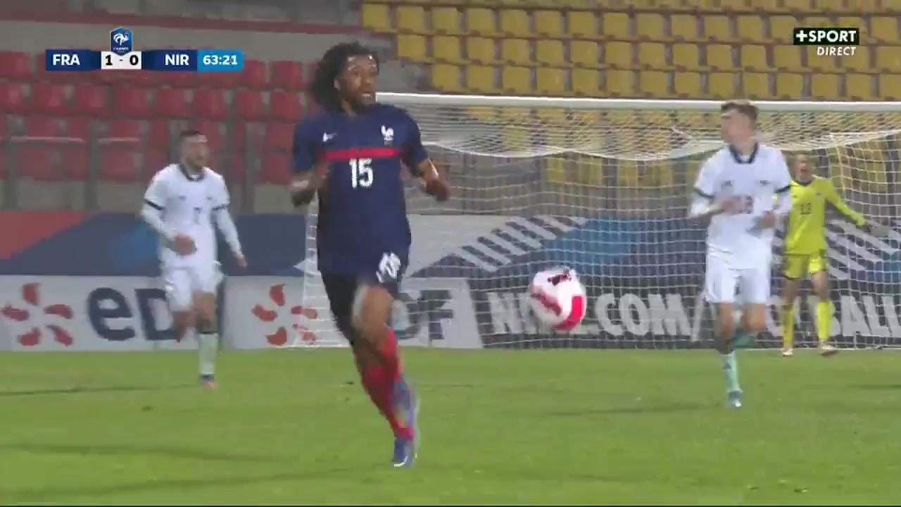 INT FRL France U21 Vs Northern Ireland U21 64 ทำประตู Sofiane Diop ประตู, ทำคะแนน 2:0