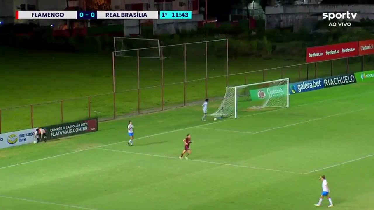 CBF（W） Flamengo/RJ (w) Vs Real Brasilia FC (w)  Goal in 11 min, Score 0:1