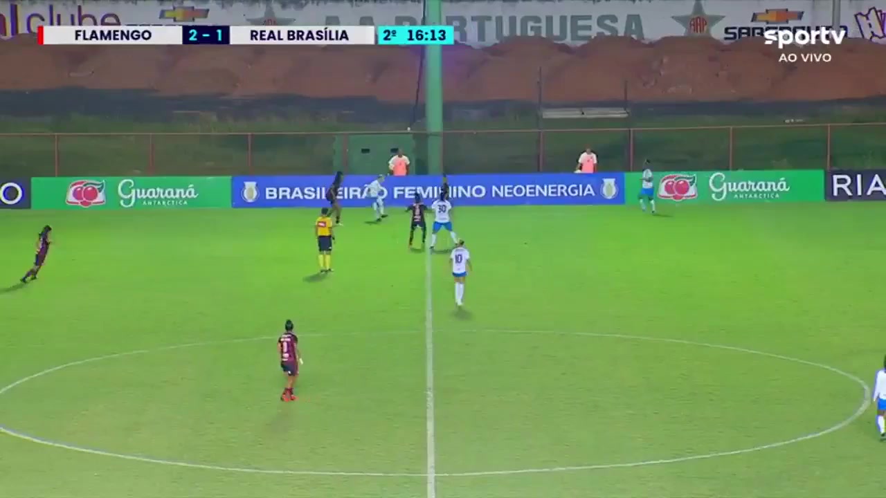 CBF（W） Flamengo/RJ (w) Vs Real Brasilia FC (w)  Goal in 62 min, Score 3:1