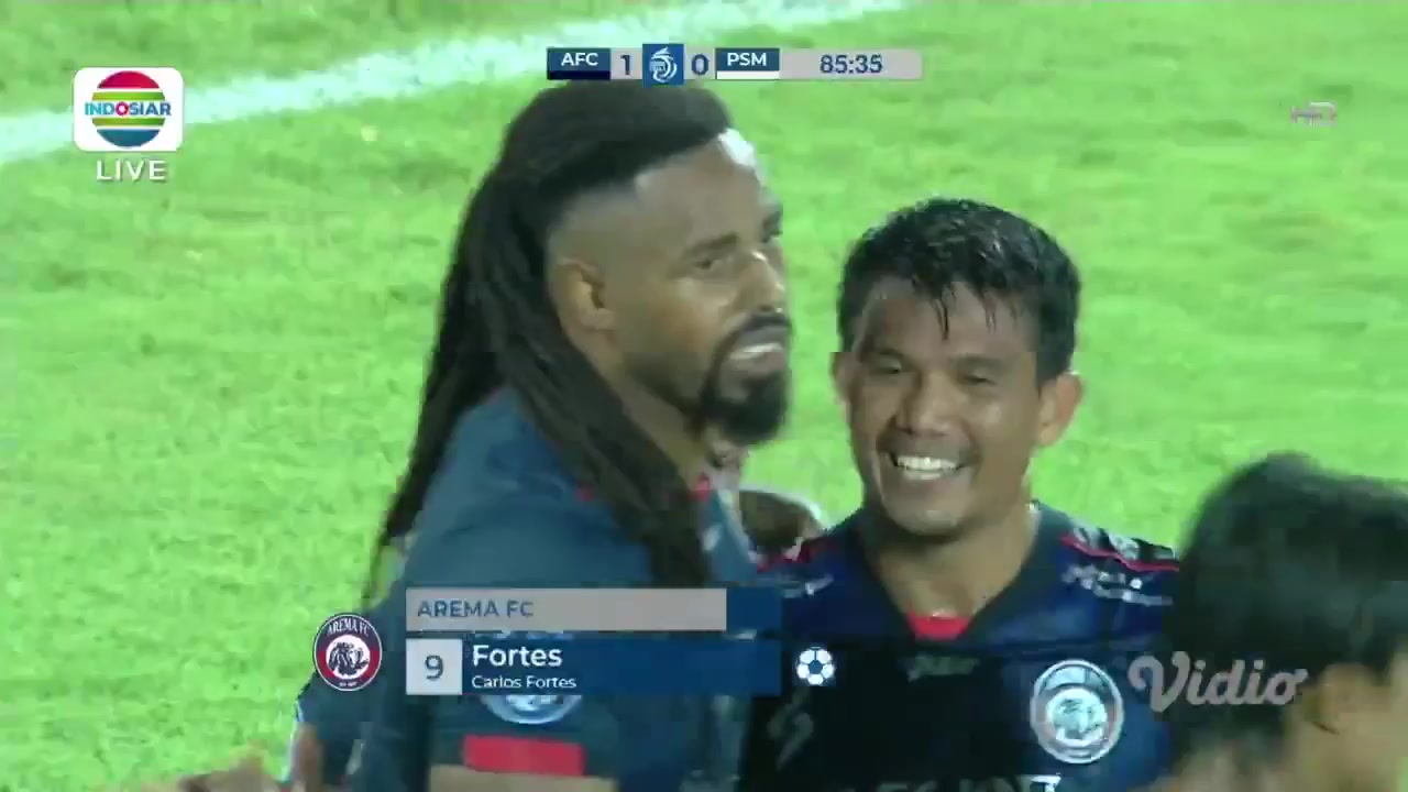 IDN ISL Arema Malang Vs PSM Makassar 85 phút Carlos Manuel Santos FortesVào, ghi bàn 1:0