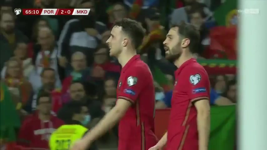 WCPEU Portugal Vs North Macedonia 65 phút Bruno Joao N. Borges FernandesVào, ghi bàn 2:0