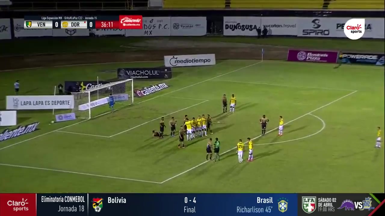 MEX D2 Venados FC Vs CSyD Dorados de Sinaloa Rodrigo Gonzalez Goal in 37 min, Score 1:0