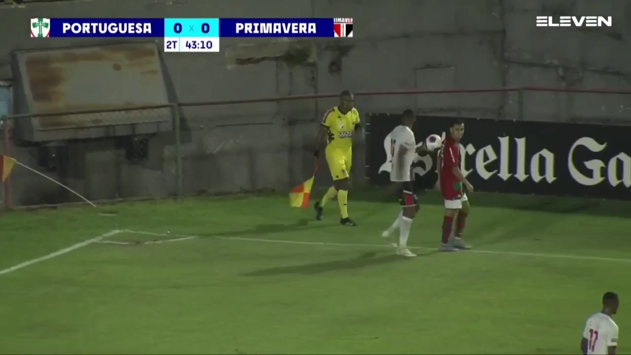 BRA SPB Portuguesa Desportos Vs Primavera 89 ทำประตู  ประตู, ทำคะแนน 1:0